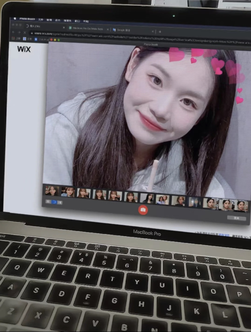 自带了粉色爱心的滤镜,可爱度爆表!