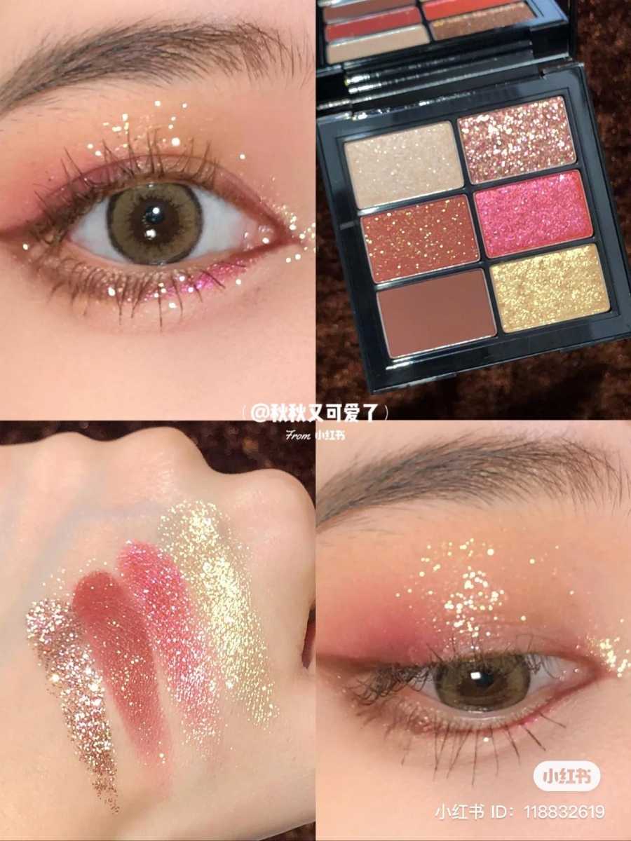 SHU UEMURA植村秀本季联名HELLO KITTY推出圣诞限定美妆,「红宝石派对6色眼影盘」在小红书上被疯狂热搜!