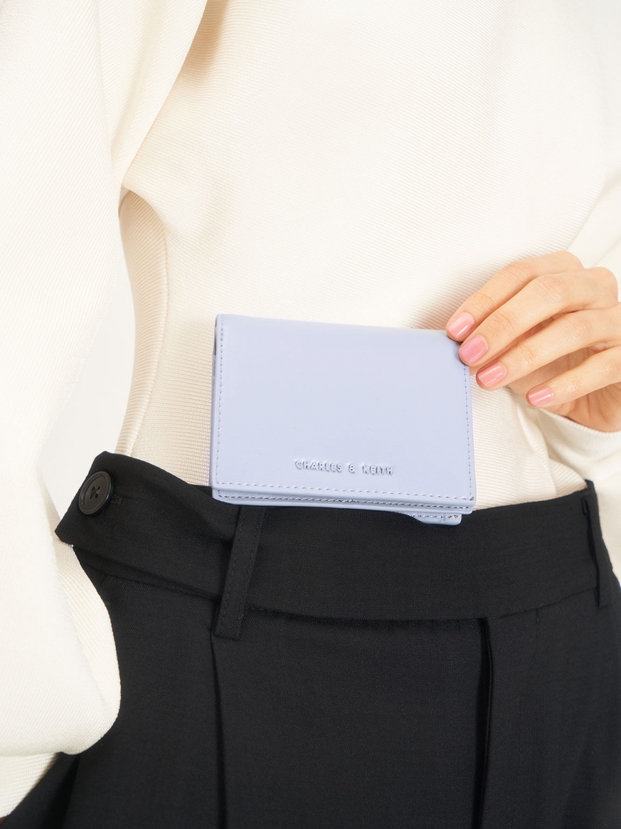 小 CK 必买钱包 Snap Button Mini Short Wallet