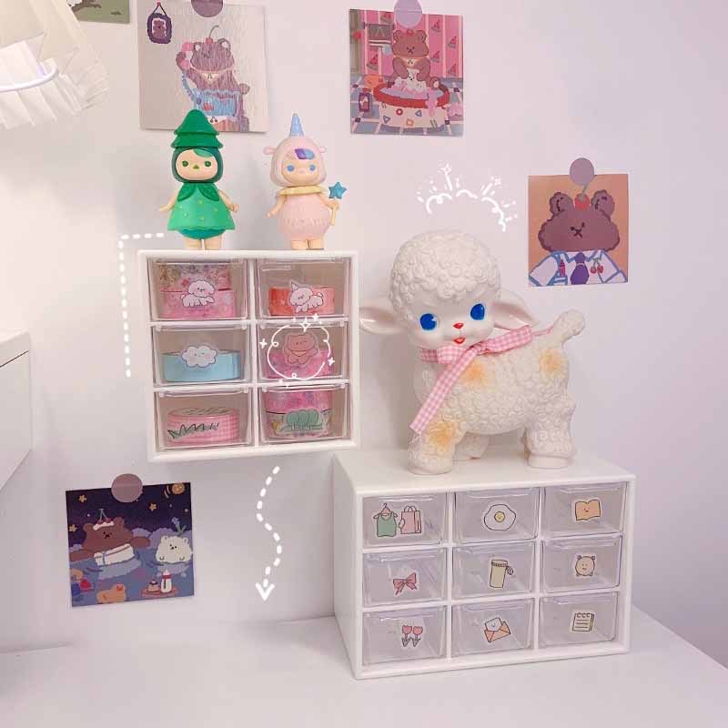 想要解决桌面上的凌乱问题,收纳盒绝对可以帮不少忙