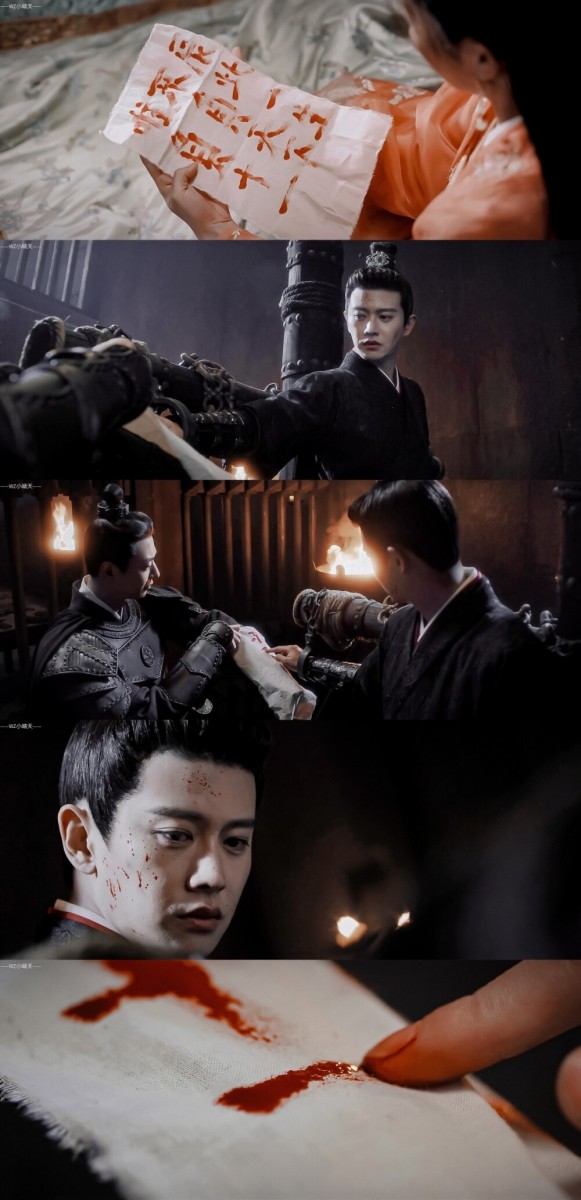 周生辰倾尽一生为国为民劳心劳力,却被太子施以剔美人骨刑罚含冤而终;在临死前写下血书赠予时宜:「辰此一生,不负天下,唯负十一」。