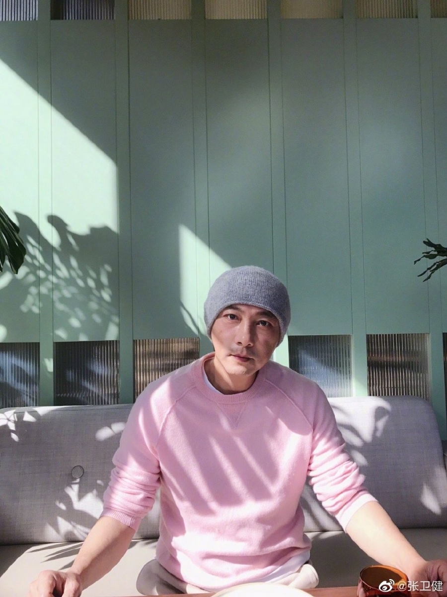 张卫健:「我要证明给你看,我的脸上一根毛都没有,我还是可以爬回去(巅峰)的」。