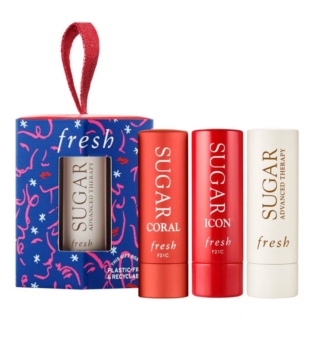 新常态下长时间戴口罩嘴唇状态特别容易变差，为挚爱送上好用的Fresh护唇膏套装吧！