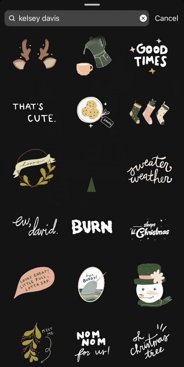 ?Instagram GIF 搜索关键字：kelsey davis