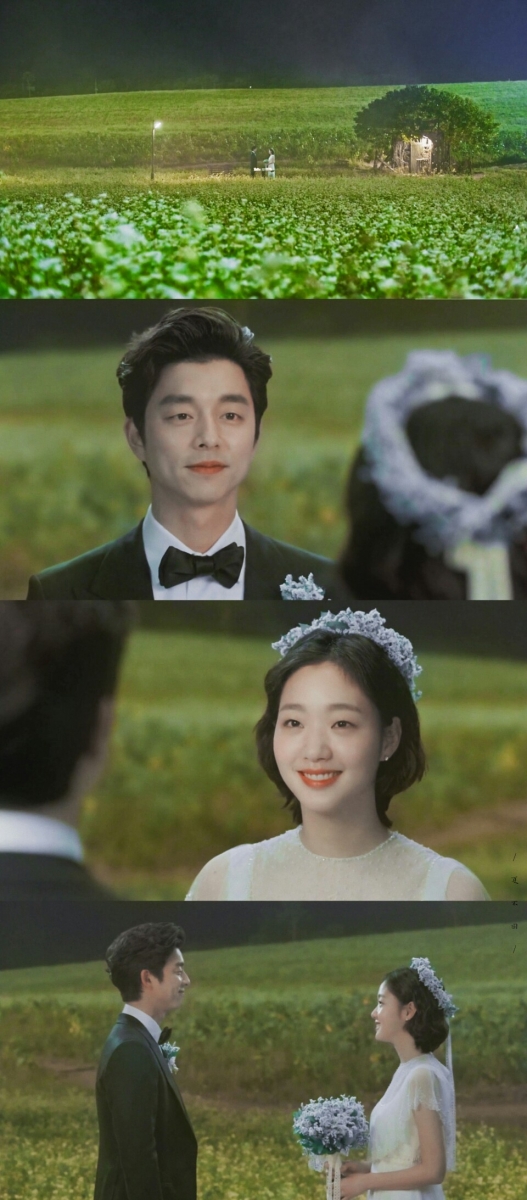 那个人的名字，叫金信。个子很高、笑起来很悲伤；他会化作雨来找我，他会化作初雪来找我...他一定会遵守约定的。」