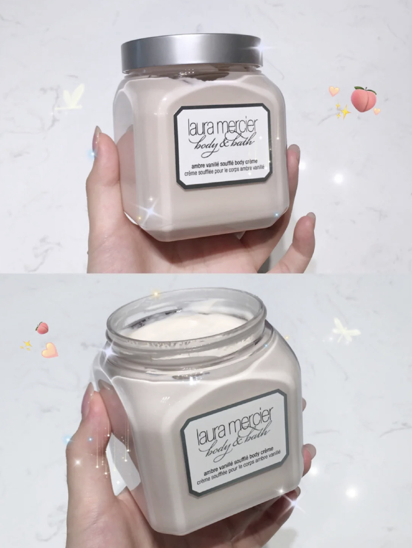 一大罐好闻的香草身体乳不但补水,还可以散发淡淡的奶香味!