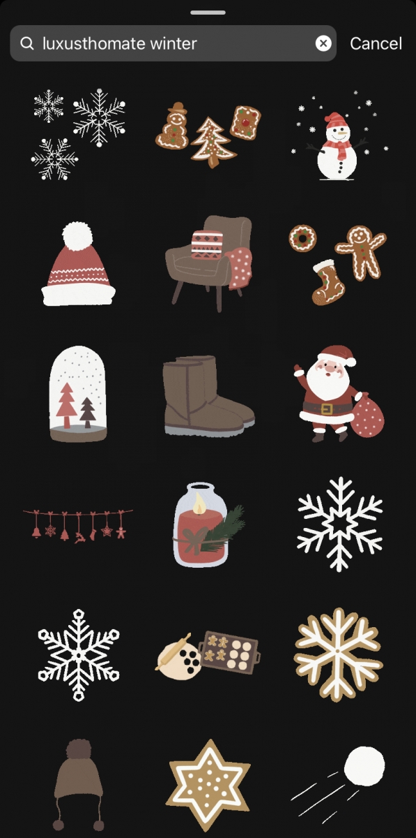 ?Instagram GIF 搜索关键字：luxusthomate winter