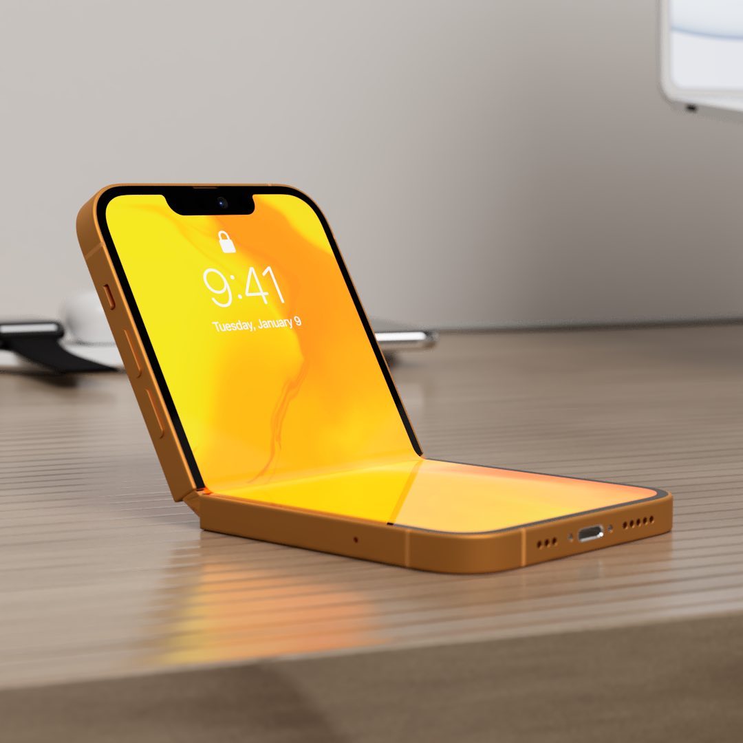 对这款有传最快会在2022/2023年推出的「iPhone Flip」大家期不期待呢？