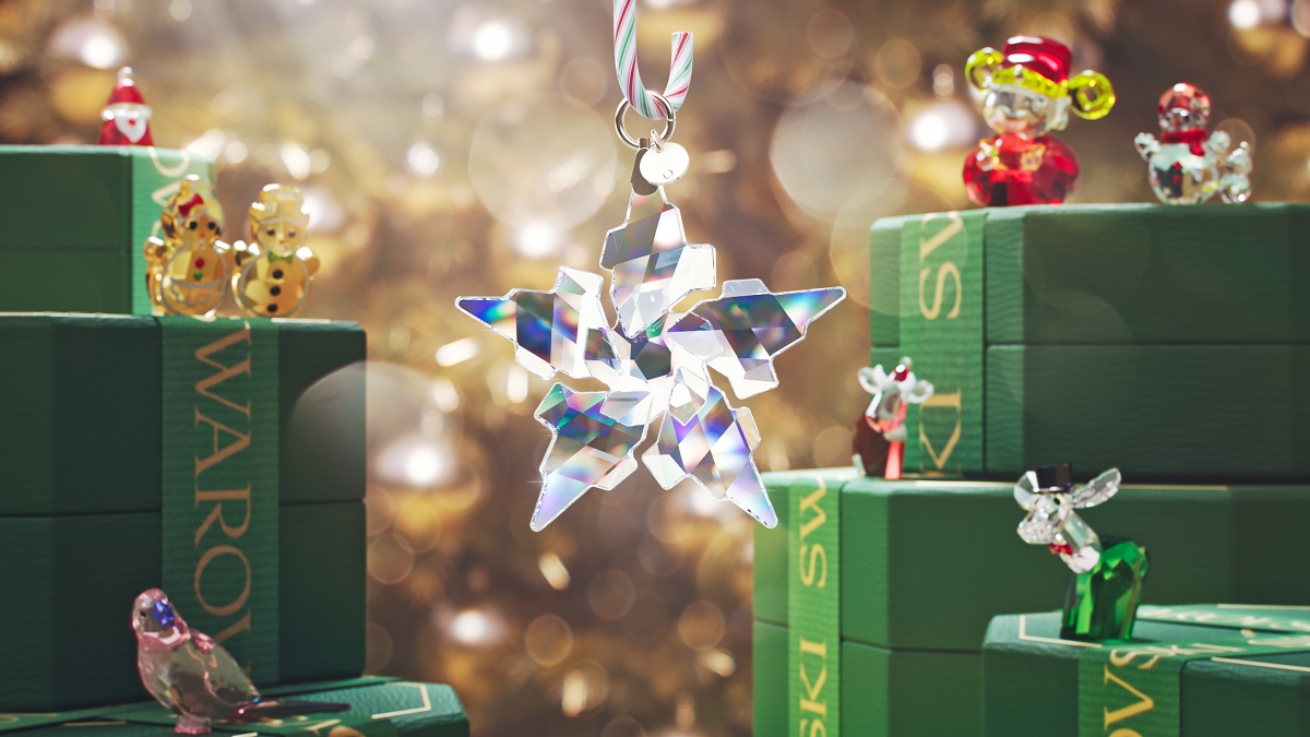 喜欢星星造型的你一定不能错过这款Swarovski圣诞节2021星星挂饰！
