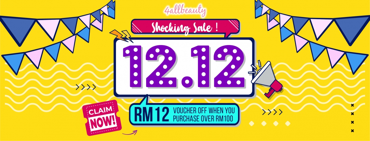 马上加入4allbeauty会员、领取RM12优惠券,购物金额满RM100即可享折扣!