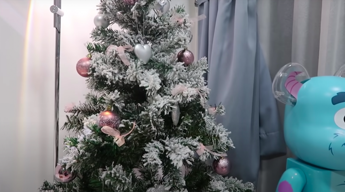 装饰后的圣诞树～好好看啊！