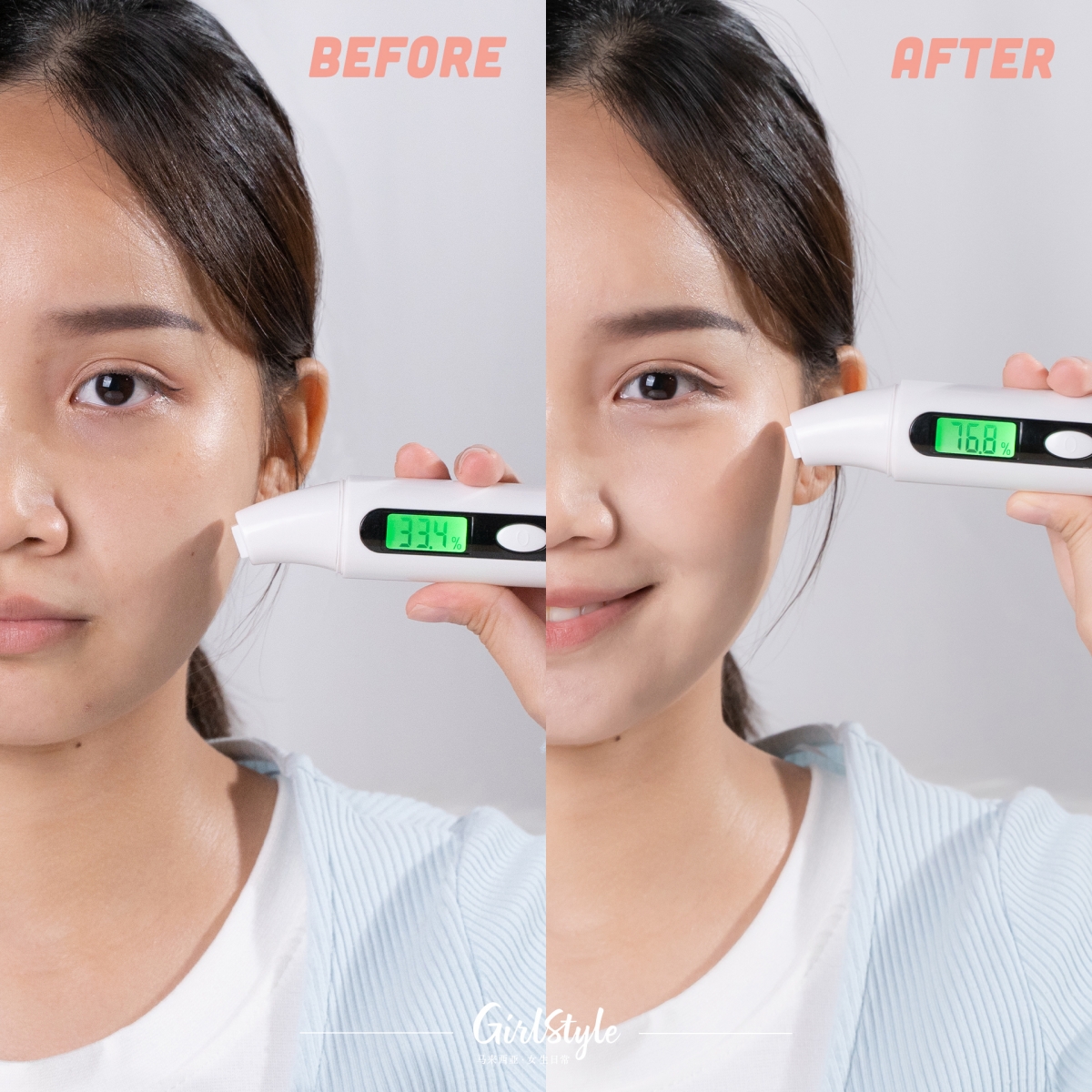 这款保湿精华液富含4种高保湿透明质酸以及神经酰胺成分,并具有高渗透力能直达真皮层,发挥最大的保湿补水效果。最主要能够滋润干燥缺水的肌肤,紧致粗大的毛孔和调节肌肤油水平衡。