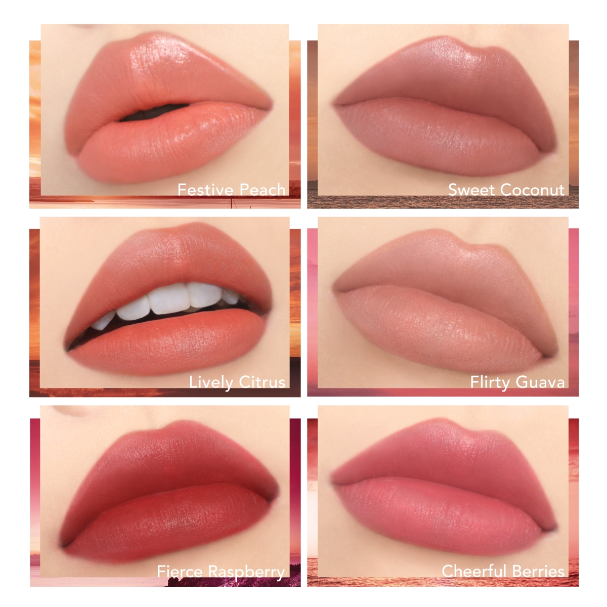 Colorland Juicy Pop系列,日常都可使用的颜色提亮妆容必备mlbb色号