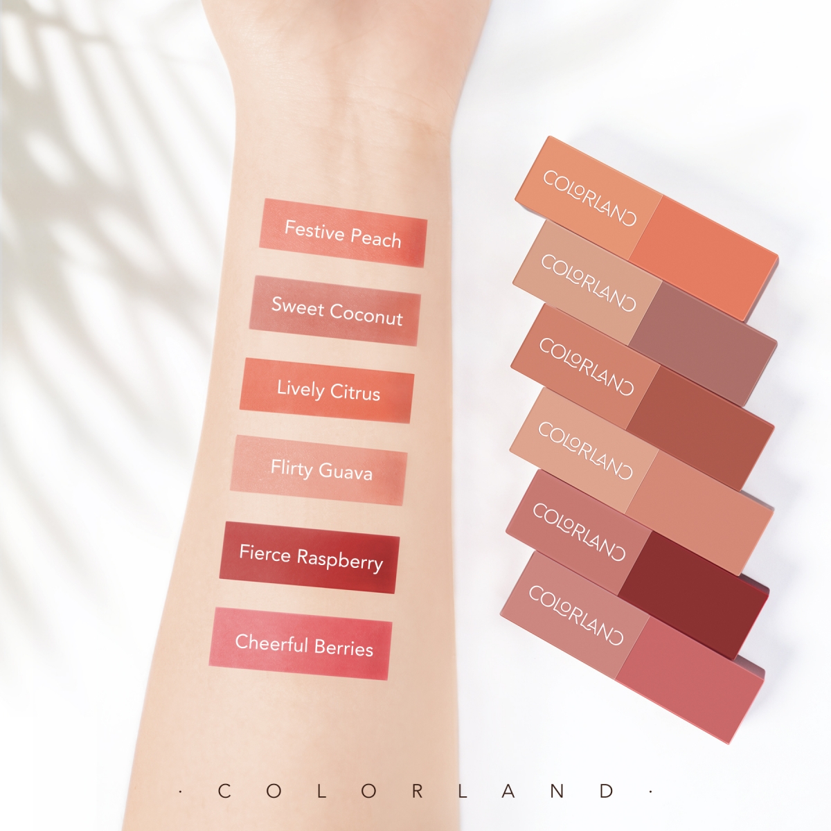美编推荐热门色号:101 Festive Peach与201 Sweet Coconut