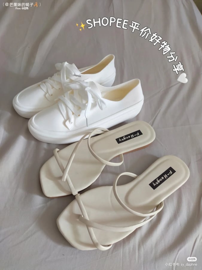 就比如这双韩系风平底鞋,真的暴击少女心啊~