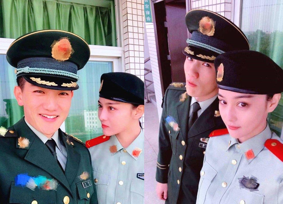 张馨予和何捷的神仙爱情真是好甜 !军官和女明星的爱情,也太像是言情小说和偶像剧了吧XD!