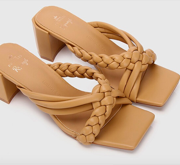 5.Disney Princess Rapunzel Best Day Ever Braided Strap Heels
