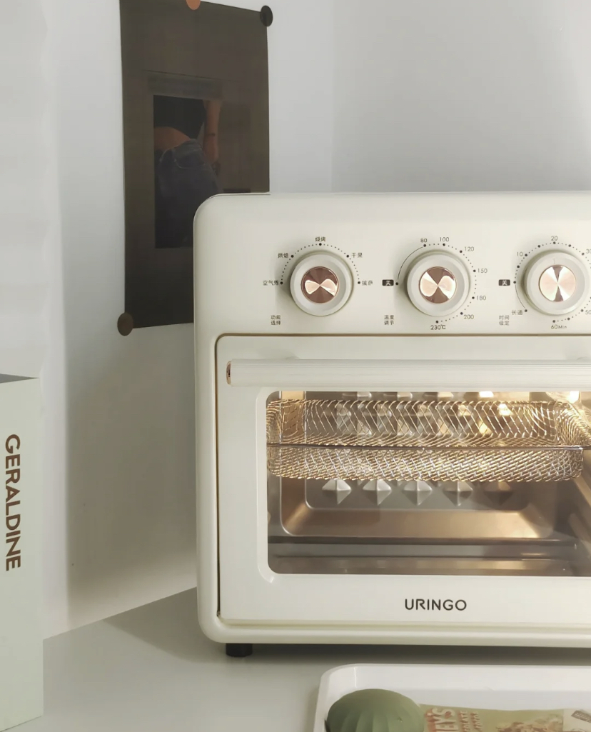 既是气炸锅但也可用作烤箱,2合1的完美结合让你下厨时游刃有余!