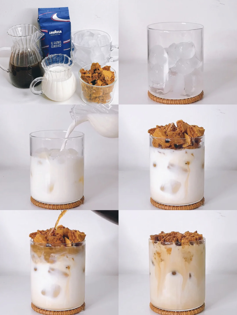 焦糖饼咖啡做法