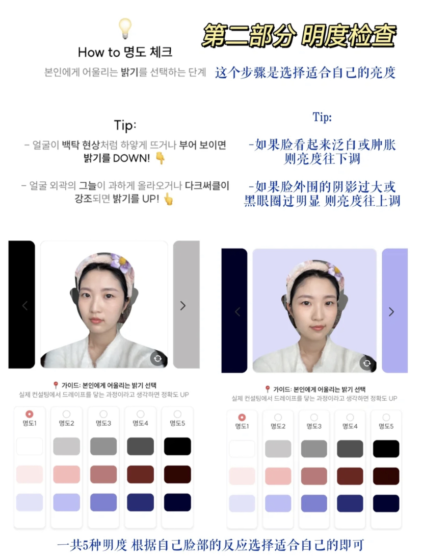 第二部分:明度检查