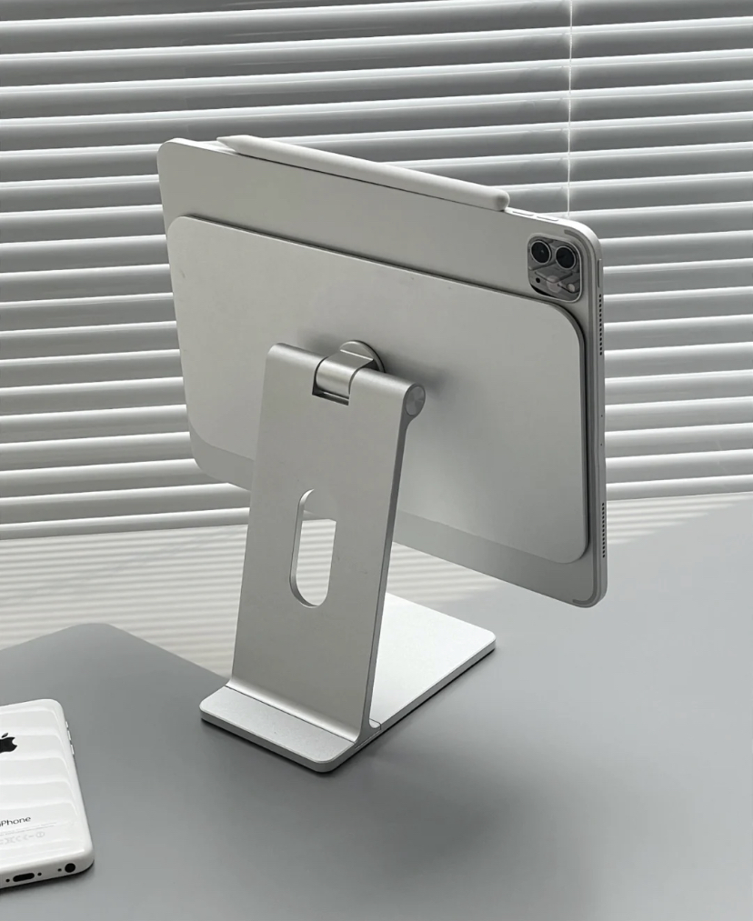 重点是支架稳定性强不怕会掉下,长时间对着也不会让眼睛和肩膀感到不适啦~