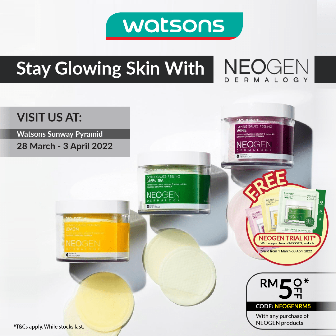 赶快约上闺蜜一起前往Watsons Sunway Pyramid入手!