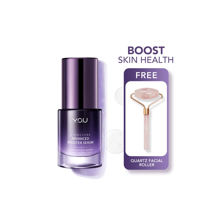凡购买Y.O.U Beauty「百搭小瓶」即附送水晶美颜按摩滚轮