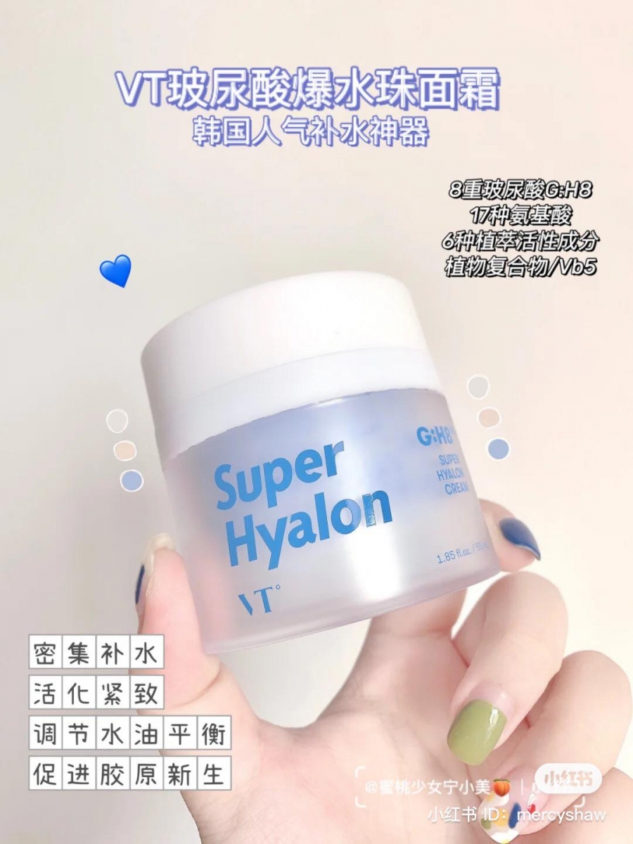 VT Super Hyalon 玻尿酸爆珠面霜