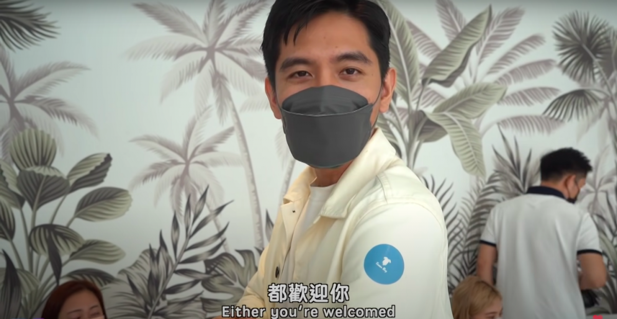 准爸爸Curtis猜测宝宝的性别是男孩，是因为「妈咪猜是女生，所以我猜是男生」