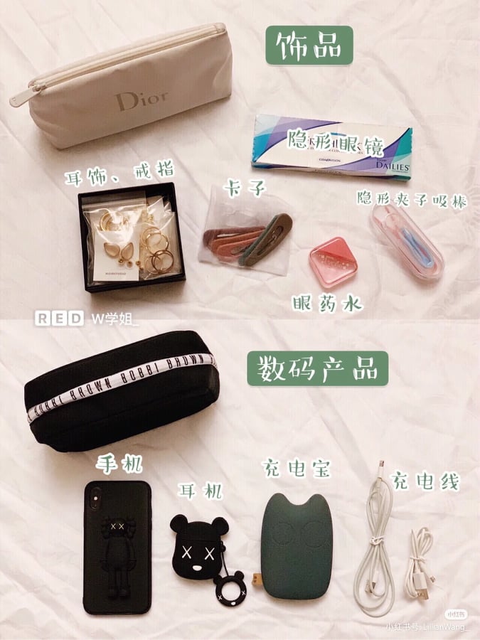 旅游必备行李清单