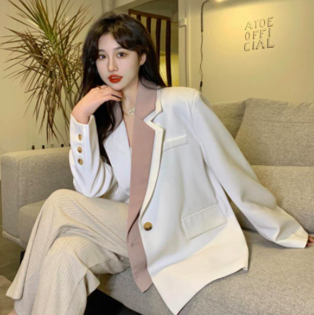 假两件西装外套