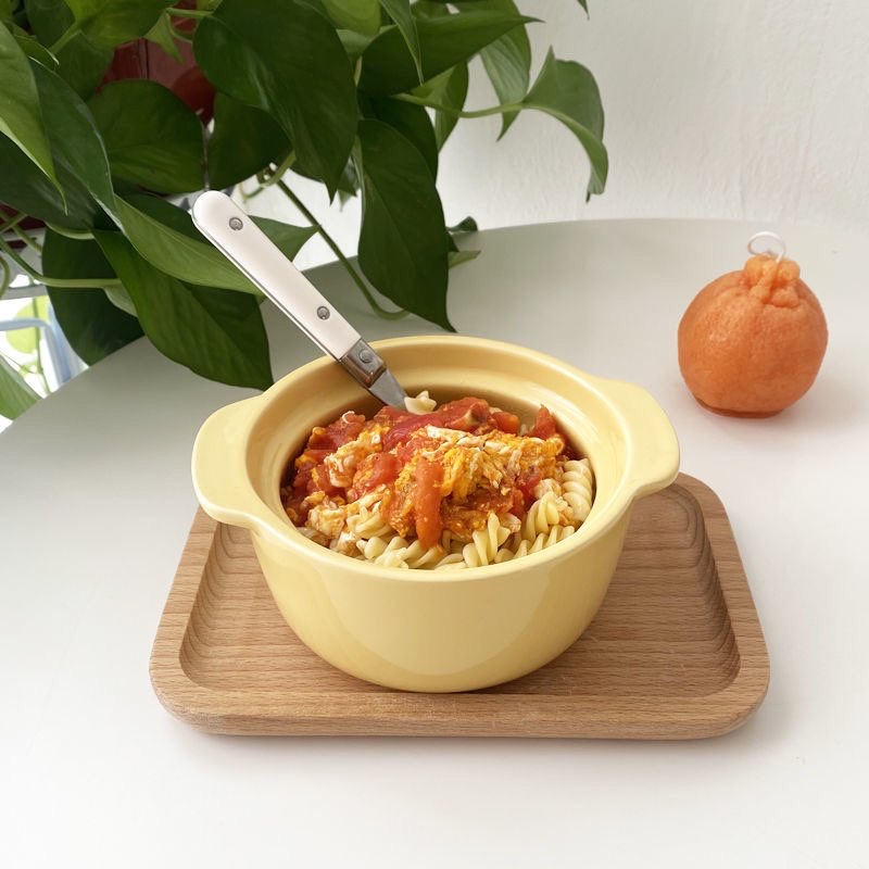 小小一个最适合一人食的分量使用,耐热度高用来吃泡面、喝汤等都ok哦!