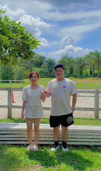 从他们之前晒出的婚纱影片中,也有网友猜测香米看起来真的像怀孕了「香米感觉肉肉了」