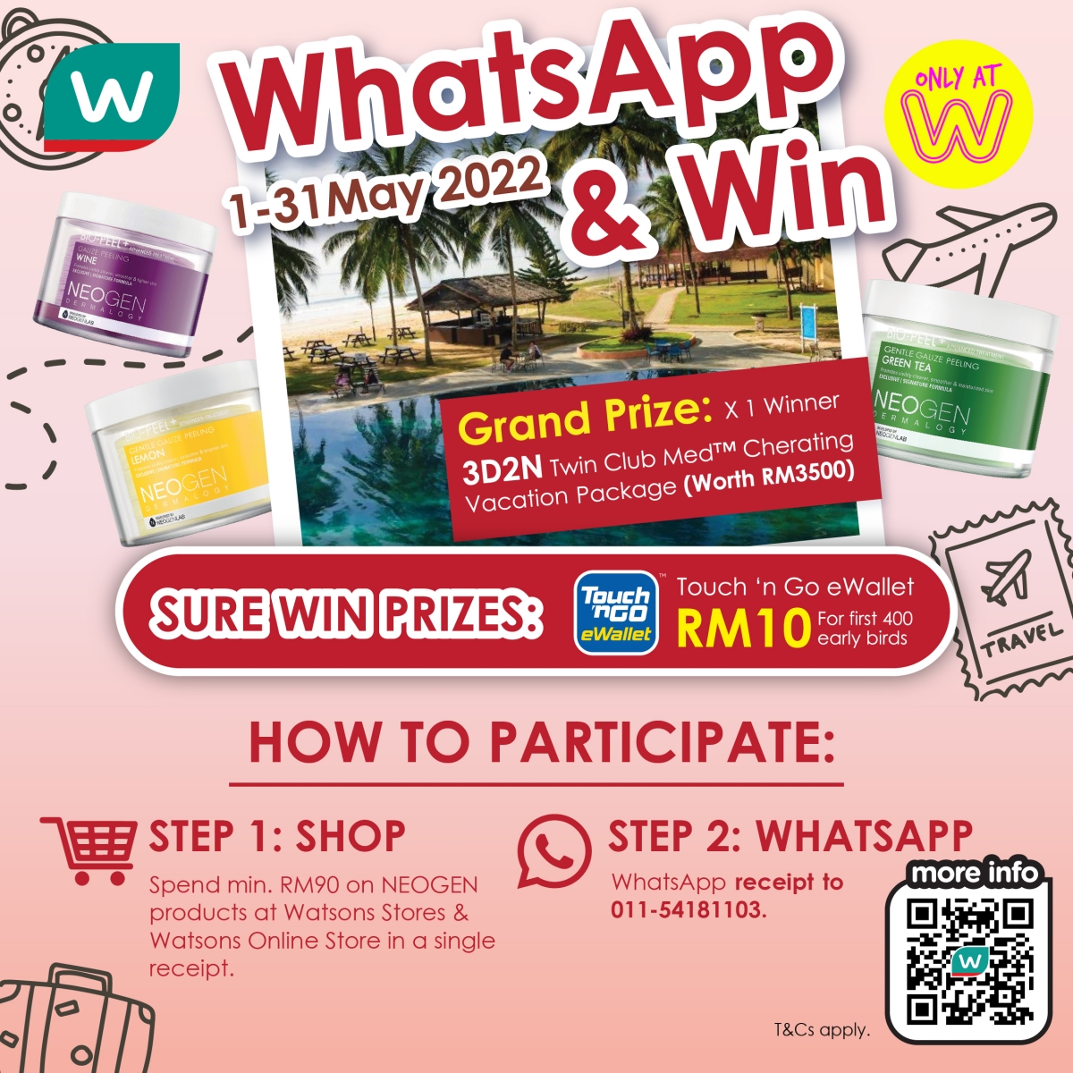 Watsons NEOGEN Whatsapp & Win 竞赛