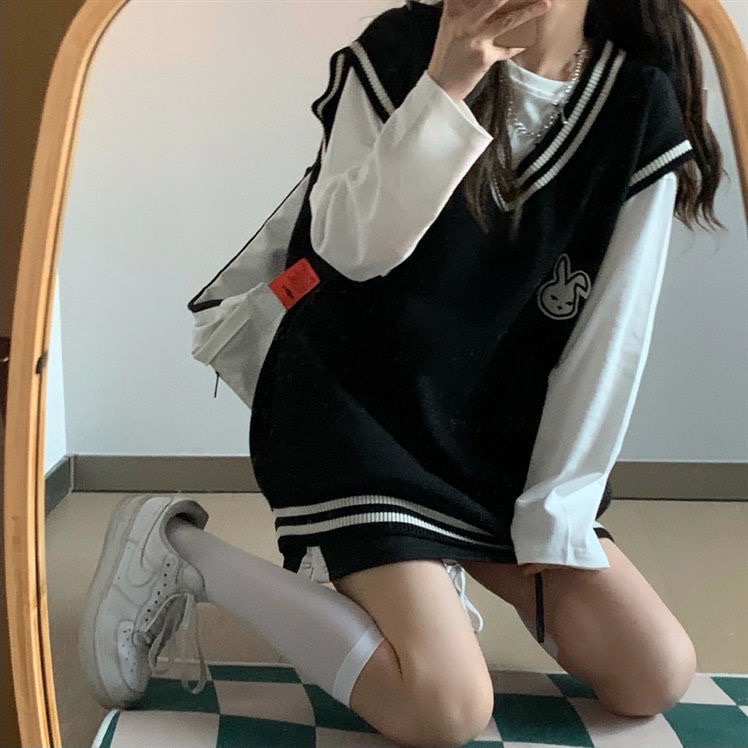 想要拥有元气少女感必备的学院风兔子马甲！