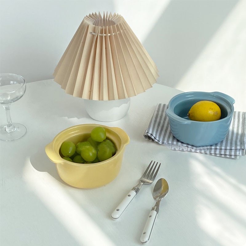 简约又精致的陶瓷迷你锅,搭配马卡龙色序真的太好看啦!