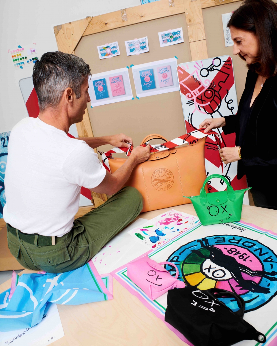 Le Pliage® 皮革版本大号旅行包，天然小牛皮质地非常经久耐用