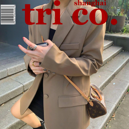 复古英伦风西装外套