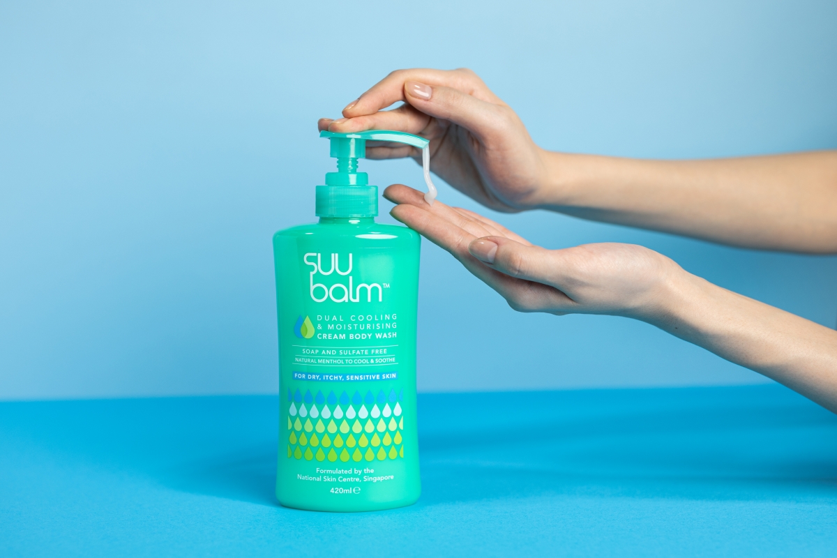 Suu Balm双效凉爽保湿沐浴露