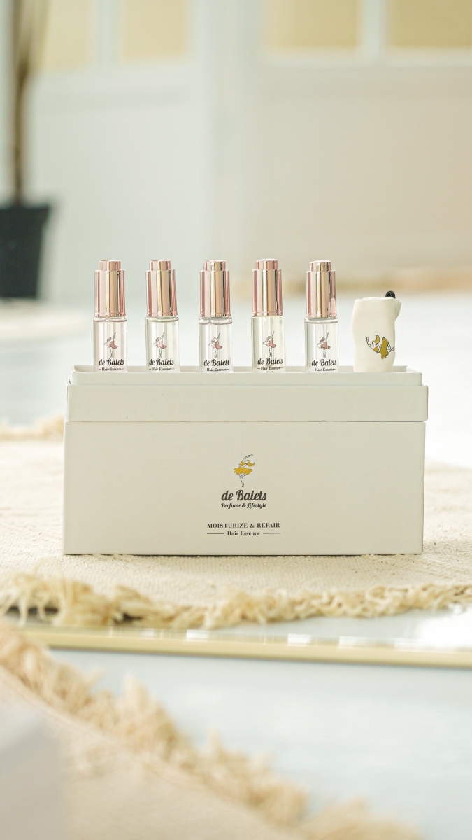 1套极致修复发精华礼，一次体验5种香味！