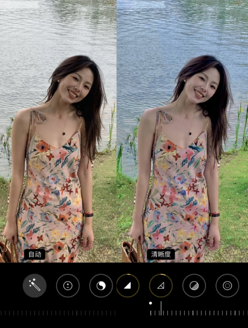 这个滤镜特别适合用在户外拍的照片或者是风景照,瞬间转换成油画风看起来超疗愈的~