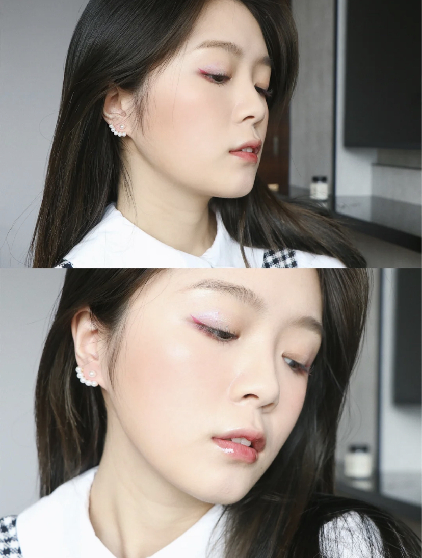 日常也要多培养一些瘦脸好习惯，有空的时候可以多抬头拉伸告别双下巴。