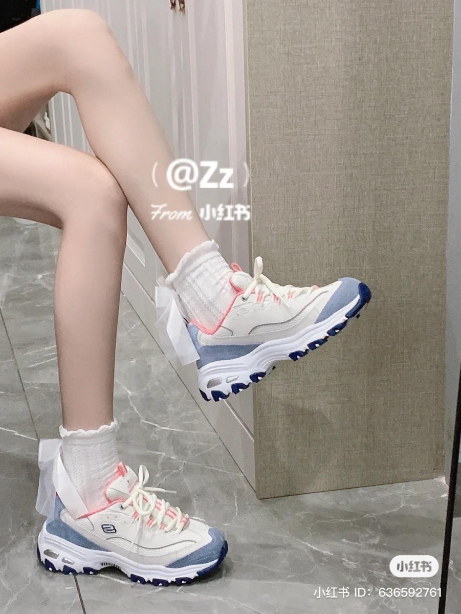 蓝莓甜酒.老爹鞋上脚超轻，还有鞋垫增高的效果