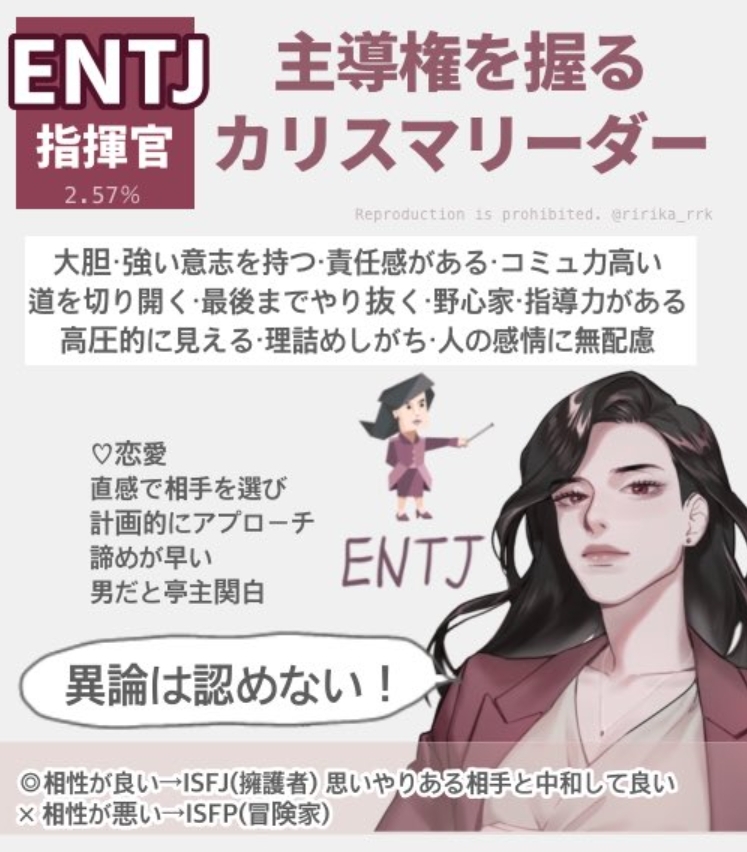 「ENTJ 指挥官型」：掌握主权、魅力十足的领导者