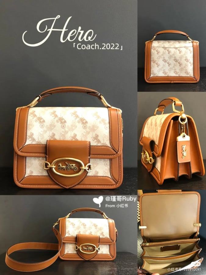 Coach 复古风琴包