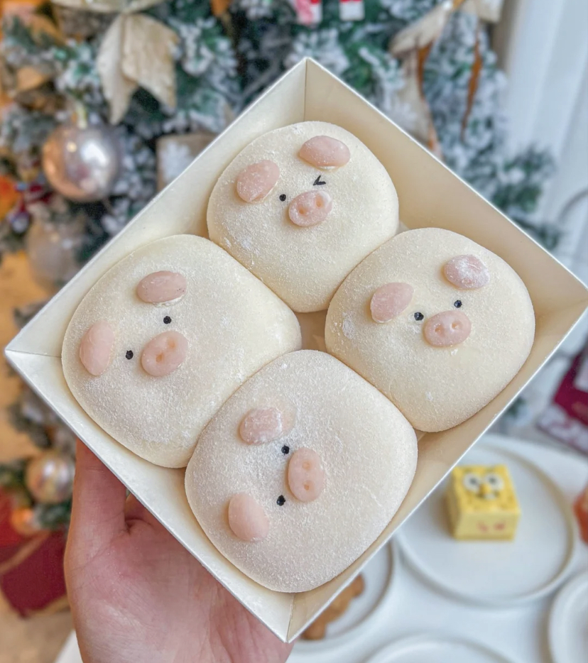 挤挤猪雪媚娘做法