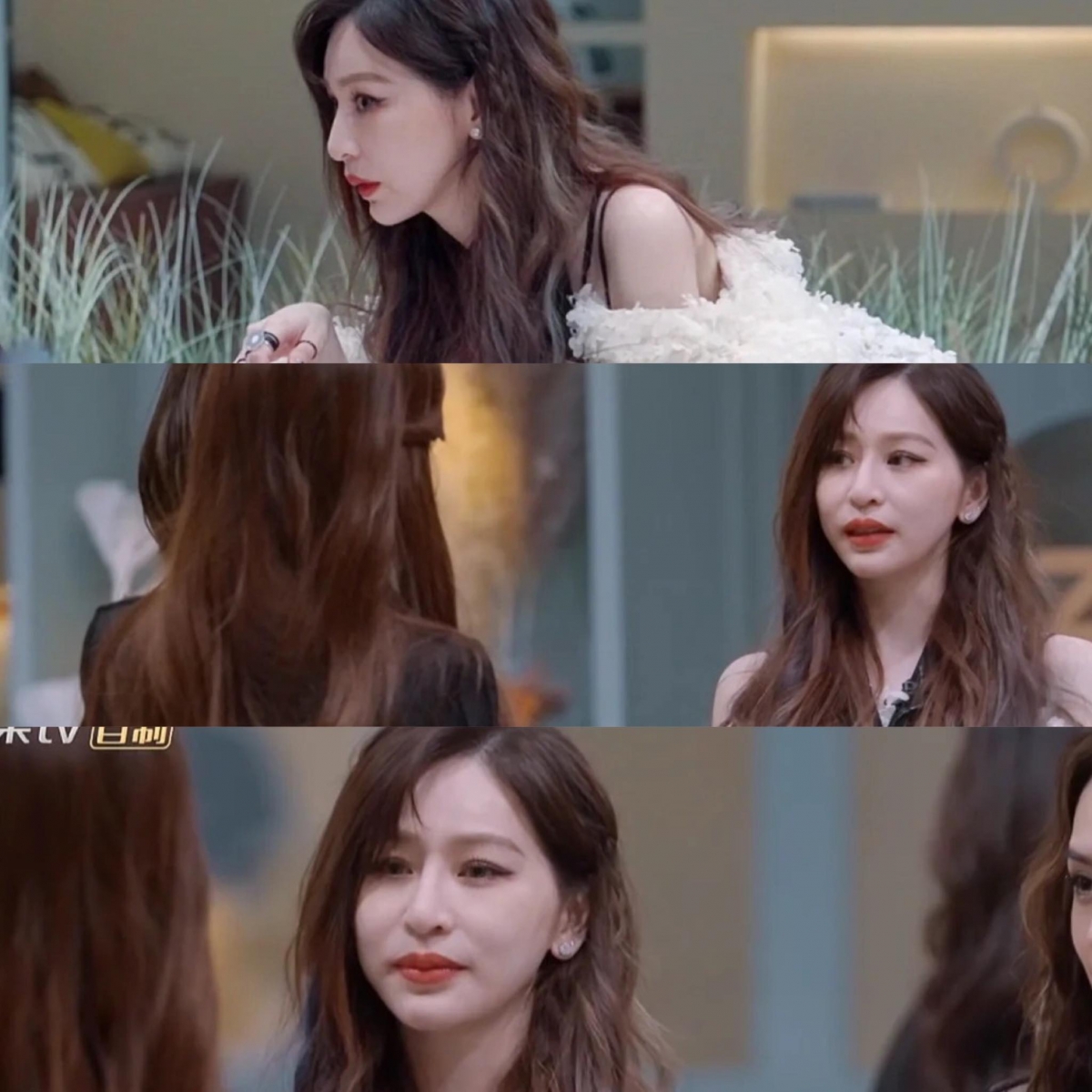 换了队长身份,整个眼神变得凌厉起来,不像之前单纯的王心凌了