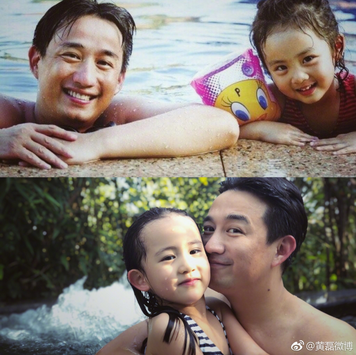 每次只要黄磊和孙莉晒照片都会看到女儿们的踪影