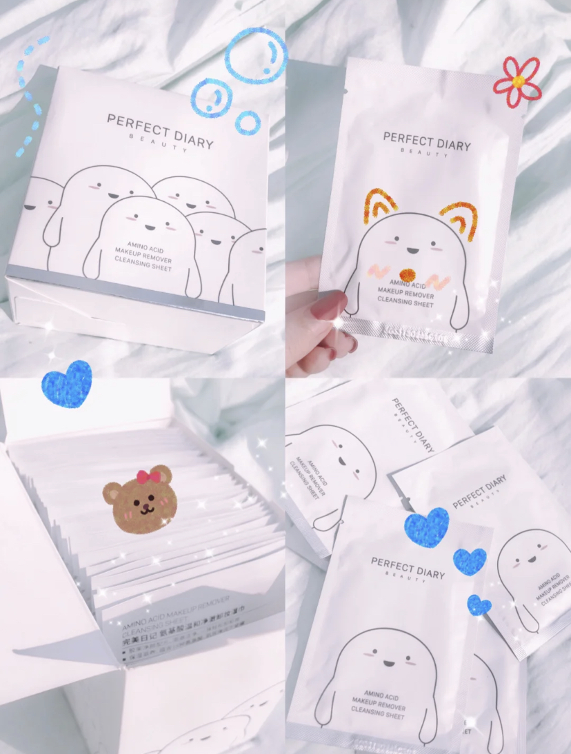 已经是老网红的人气白胖子卸妆巾,一片深层清洁底妆和防水妆容