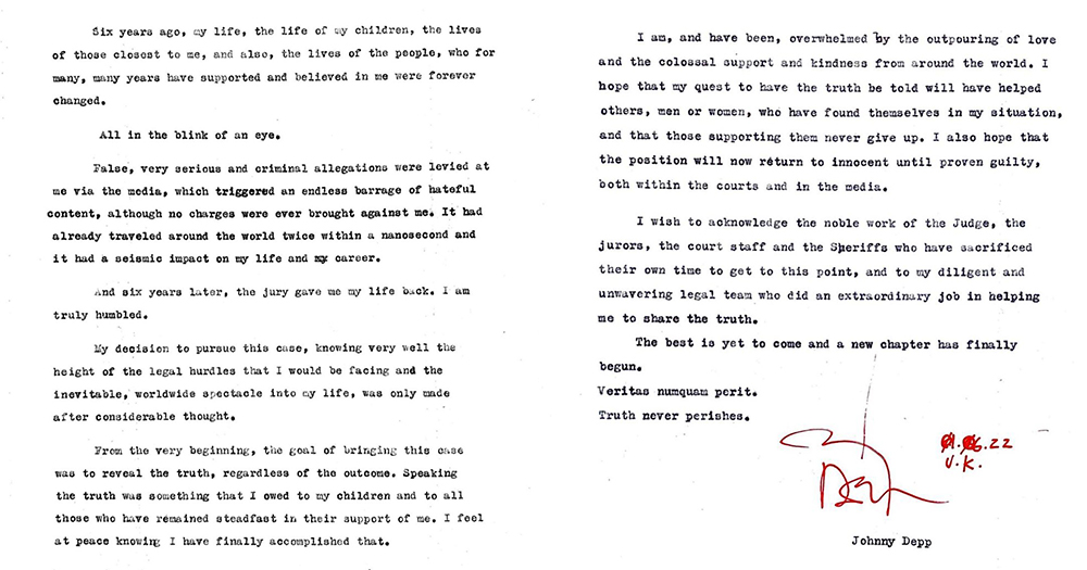 他的事业受到官司巨大的影响,现在终于看到新的篇章,而好日子还在后头「真理永不消失」。